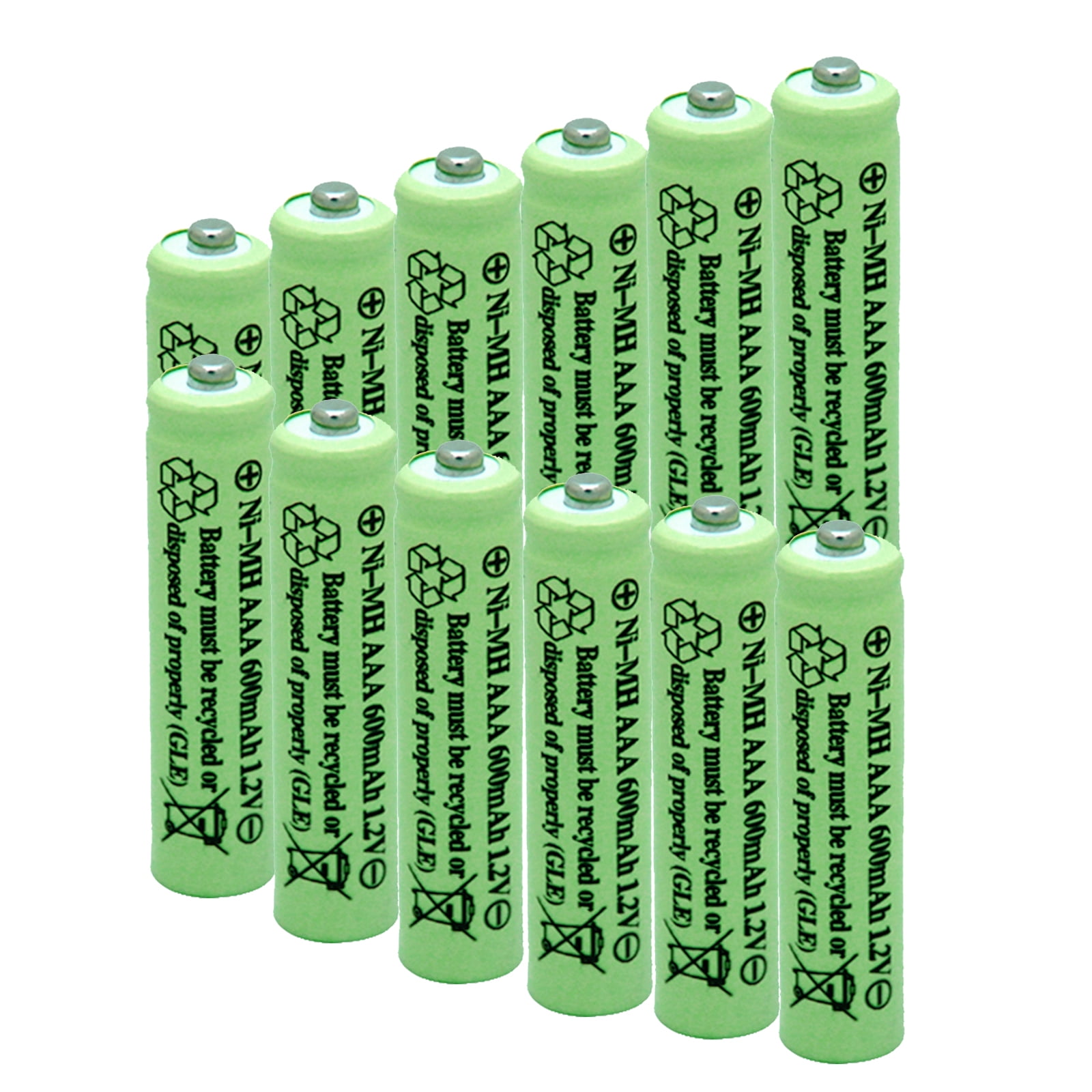 BAOBIAN 12Pack Rechargeable AAA Batteries NiMH, High Capacity Low Self