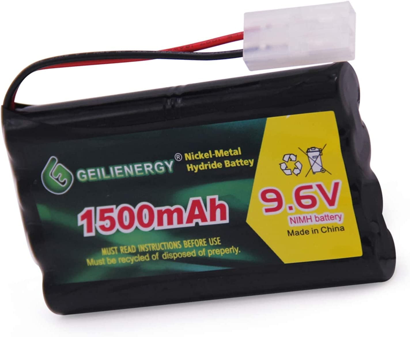 PowerTrust 2-Pack 6V 2100mAh Ni-MH Rechargeable Battery Pack for RC Aircrafts, RC Airplane