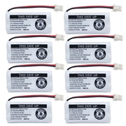 BAOBIAN BT162342/BT262342 2.4V 600mah Ni-Mh BT183342/BT283342 BT166342/BT266342 Cordless Phone Battery 8 Pack
