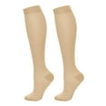 thumbnail image 1 of BAODANN Adult Fashion Solid Compression Socks Calf Socks Sports Football Socks Long Compression Socks Silicone Thigh High Opaque Sheer to Waist Top for Winter and Thick Pantyhose Skeleton Thigh Highs, 1 of 3