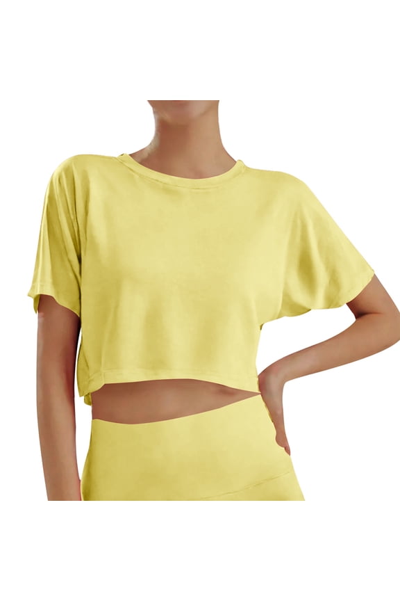 Crop Tops For Girls Short Sleeve Shirt Girls Summer Tops Neck Slim Fit Tops Basic Tee Girl Workout Too 5t T Shirts Girls Toddler Girl Clothes Long Sleeve Shirt Kids Girls Undershirts Tops