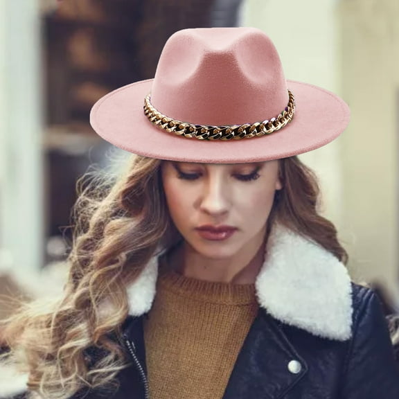 BAODANN Fashionable Fedora Fedoras Men Wide For Women Dress Hat Women's And Hats Baseball Caps Hat And Bag Low Profile Cowboy Hat Birding Hats for Men Hat W Ponytail Hole Draw Hats