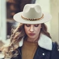 thumbnail image 1 of BAODANN Fashionable Fedora Fedoras Men Wide For Women Dress Hat Women's And Hats Baseball Caps Hat And Bag Low Profile Cowboy Hat Birding Hats for Men Hat W Ponytail Hole Draw Hats, 1 of 4