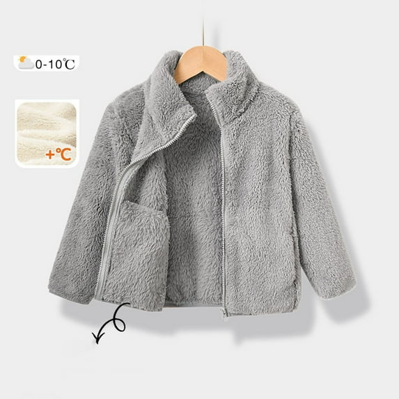 BAODANN Girls And Toddlers' Full Zip Jacket Light Jacket for Boys Toddler Coat 5t Boy Toddler Girl Jacket Lined Winter Coat Boys 14 Farmer Jacket Snow Jackets Kids Boys Winter Coats Size 8 Winter