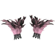 BAODANN Gothic Feather Wristband Women Gloves Mitten Mittens for Women Cold Weather Insulated Gloves Mittens Women Cold Weather Mittens for Women Cold Weather Heated Winter Gloves Mittens Convertible