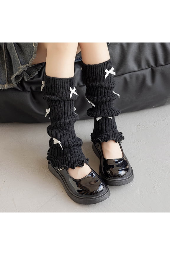Kids Leg Warmers Knitted Leg Warmers Loose Socks Knee High Leg Warmers For Girls Kid Athletic Socks Kid Low Sock Kids Seamless Sensitivity Socks Boys Sock Size Chart Girls Size 2 Socks Socks
