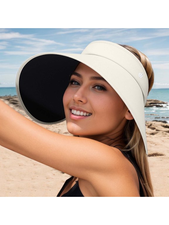 Ladies Wide Brimmed Open Top Hat Outdoor Cycling Folding Sun Hat Women Mud Hens Hats Floppy Hat for Women Hair Hat Visor for Women Big Brimmed Hats for Men Doors Hat Lightweight Visors