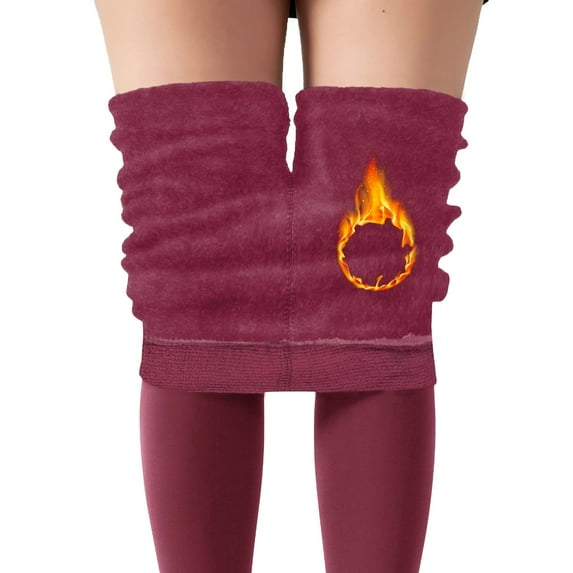 BAODANN Lined Leggings Women Winter Warm Thick Tights Thermal Velvet Pants Control Soft Stretchy Thermal Underwear for Woman Men's Thermals Bottoms Winter Underwear Women Long Men Thermal Thermal