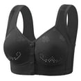 thumbnail image 1 of BAODANN New Thin Wide Strap Soft Wireless Bra For Plus Size Women 36ddd Sports Bras for Women Bras Front Closure Women Bras Wireless Full Coverage Pack of Bras Sports Bra for Women, 1 of 8