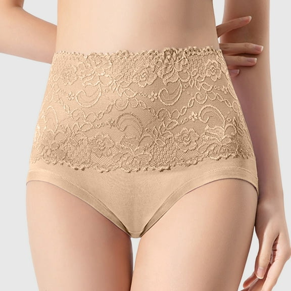 BAODANN Plus Size High Waist Striped Tangas No Show Bikini Custom Thongs Women Underwear Womens Underwear Set No Seam Underwear Women Pretty Womens Panties Waist Trainer Slotted Panties