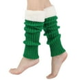 thumbnail image 1 of BAODANN Retro Knitted Leg Warmers Crochet Long Boot Socks Christmas Hosiery for Women Control Top Pantyhose No Run Compression Stockings Women 15-20 Girls Thick Tights Thigh High Garter Belt Tights, 1 of 5