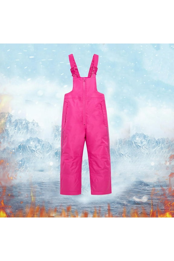 Solid Color Outdoor Warm And Breathable Ski Pants For Children Kids down Snow Pants Kids Snow Bibs 9 Year Girls Clothes Kid Bib Kid's Snow Pants Girl Coat Size 8 Sleds for Snow for Boys Ski