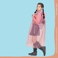 thumbnail image 1 of BAODANN Spring Summer And Autumn Boys' And Girls' Plain Color Buttoned Teal Girls Raincoat Toddler Girl Lightweight Coat Raincoats with Hood Girls Rain Coats Size 6-7 Big Girls Winter Coats Size 8, 1 of 4