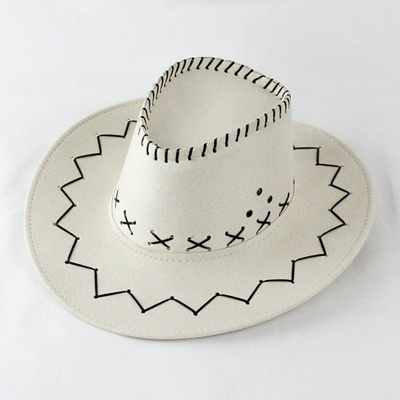 BAODANN Suede Kid's Cowboy Hat For Themed Parties Dress Up And Pool Hat Boy Baby Hats 12-18 Months Hat Set for Kids Knitted Hat Kids Youth Baseball Hats for Boys