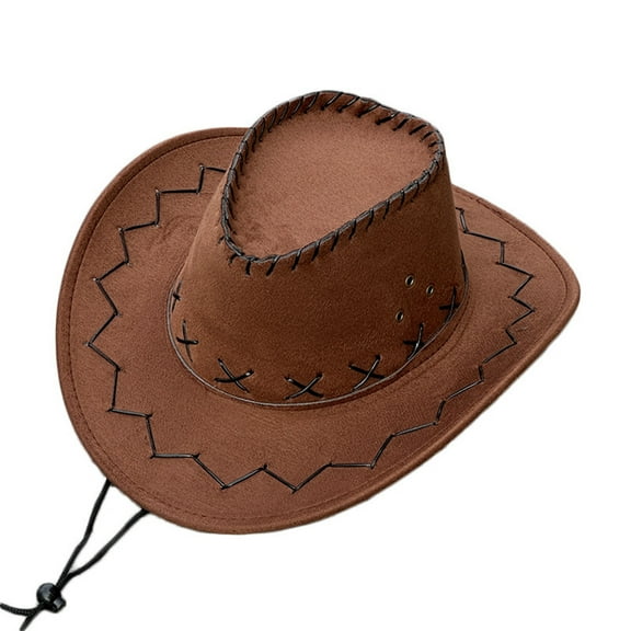 BAODANN Suede Kid's Cowboy Hat For Themed Parties Dress Up And Pool Hat Boy Baby Hats 12-18 Months Hat Set for Kids Knitted Hat Kids Youth Baseball Hats for Boys