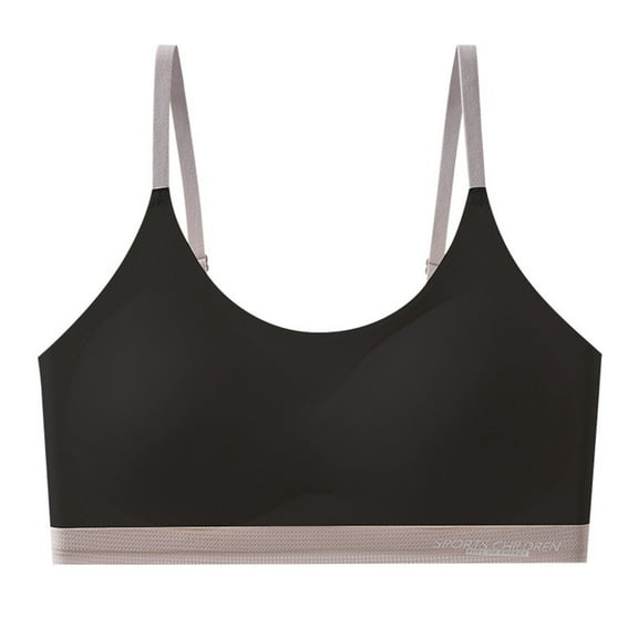 BAODANN Summer Girls' Junior High School Students' And High School Students' Underwear During Puberty. Adjustable Sports Vest Style Underwear Suitable For Girls 12 16. Tough Underwear Underwear Size