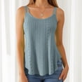 thumbnail image 1 of BAODANN Vests For Women Summer Casual Fashion Tops Strap Chiffon Sleeveless Tank Top 2 Tops Pajama Top Women Beach Sayings Tops for Women Athletic Crop Tops 3x Workout Tops, 1 of 4