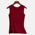 thumbnail image 1 of BAODANN Women's Silk Camisole V Neck Sleeveless Tank Top Comfortable Loungewear for Home Casual Wear Soft Breathable Stretchy Basic Layering Piece plus Size Lace Camisole for Women Layering Half, 1 of 4