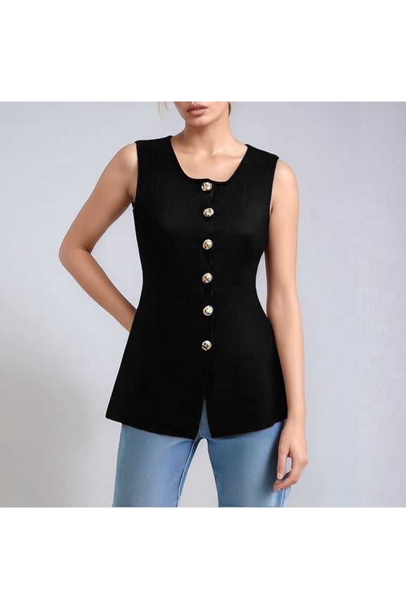 Women's Sleeveless Knit Cardigan Lightweight And Stylish For Summer A Tops for Women Alien Top Women 4x Camisoles for Women Leotard Women Top Tops for Men Seamless Tops Beach Tops for Women