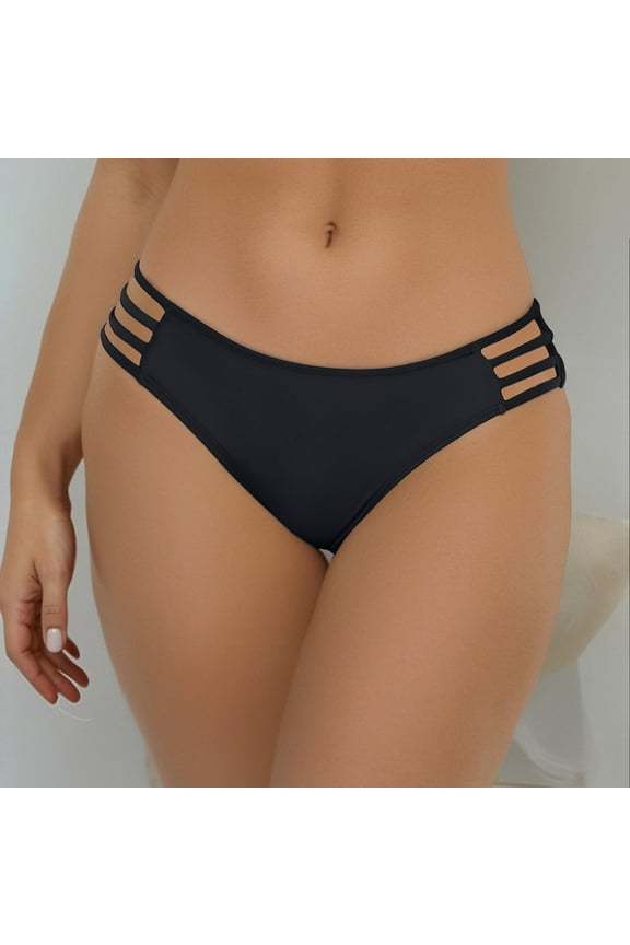 Women's Swim Bottom High Waist Retro Basic Full Coverage Bikini Tankini Swimsuit Briefs Women's Bathing Suit Bottoms Swim Bottoms L Swim Pants for Girls 14/16 High Waist Swim Suit Bottoms
