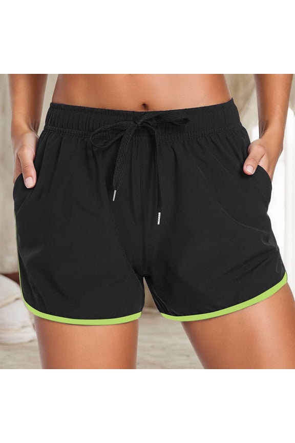 Women's Swim Shorts With Pockets High Waisted Board Swimsuit Bathing Shorts Bathing Suit Bottom Boy Shorts Swimsuit Bottom Wide Mens Bathing Suits with Mesh Liner Boy Short Bikinis plus Size