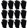 thumbnail image 1 of BAODELI Work Gloves - 12 Pcs, X-Large - Heavy Duty Cotton Jersey, Knit Wrist, Versatile Work Gloves for Various Tasks(Black), 1 of 8