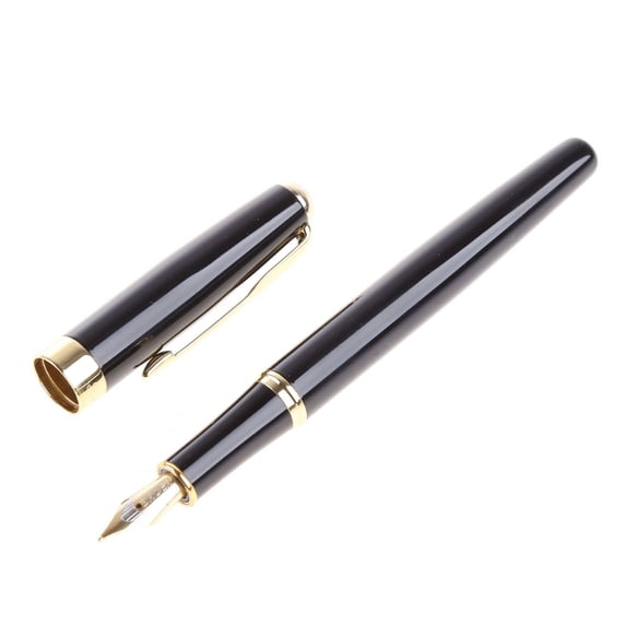 BAOER 388 Black Metal Fountain Pen Nib Medium
