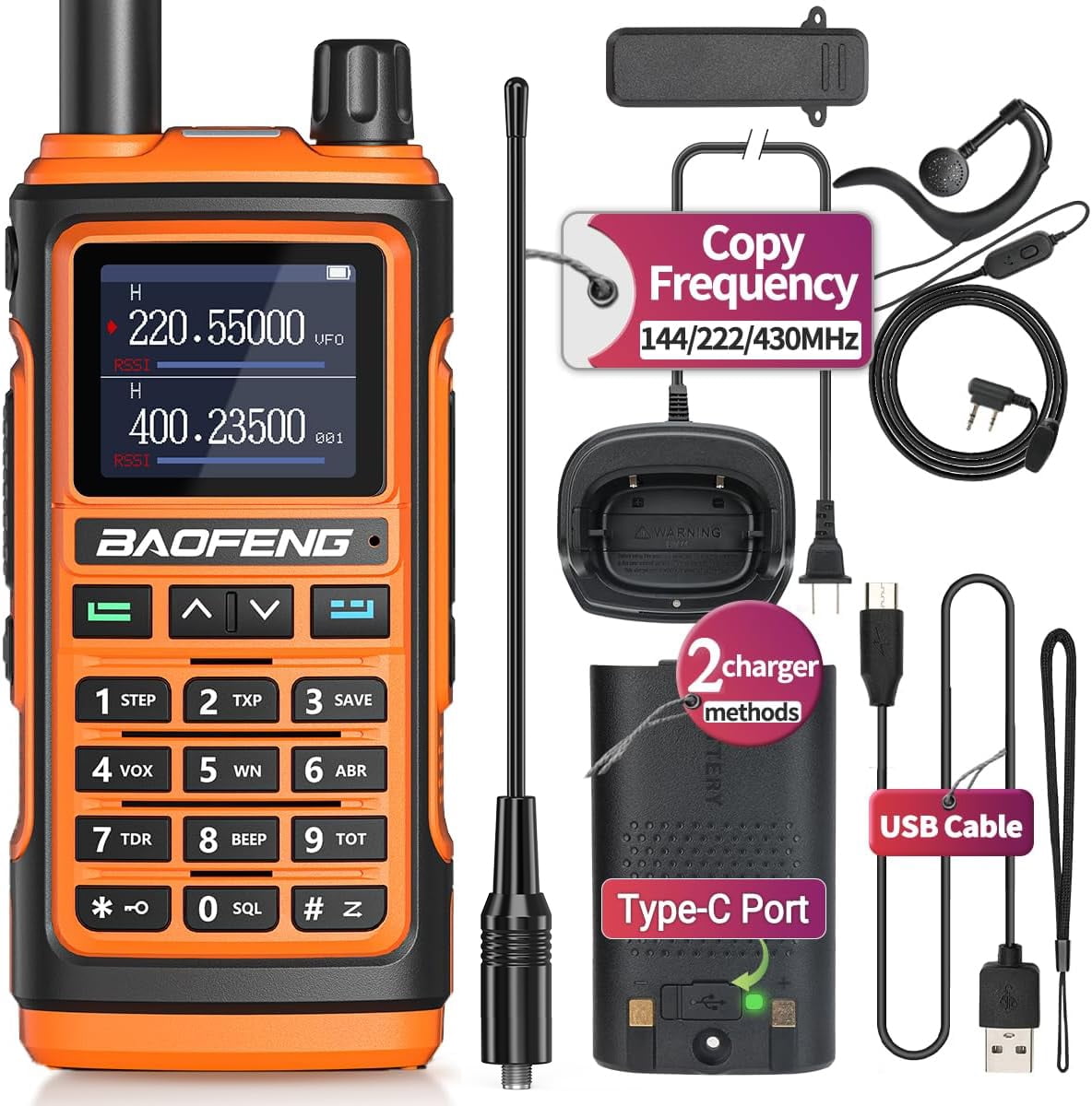 BAOFENG UV17R Ham Radio Upgrade of baofeng uv5r Two Way Radio for