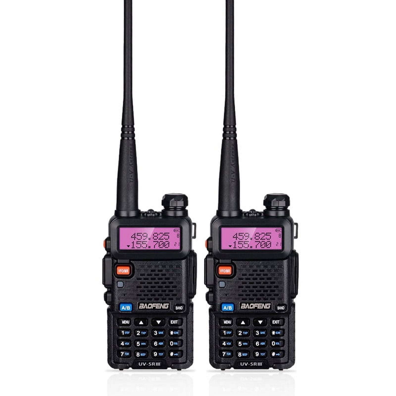BAOFENG UV5R Walkie Talkie,Dual Band Two-Way Radio,Black 2