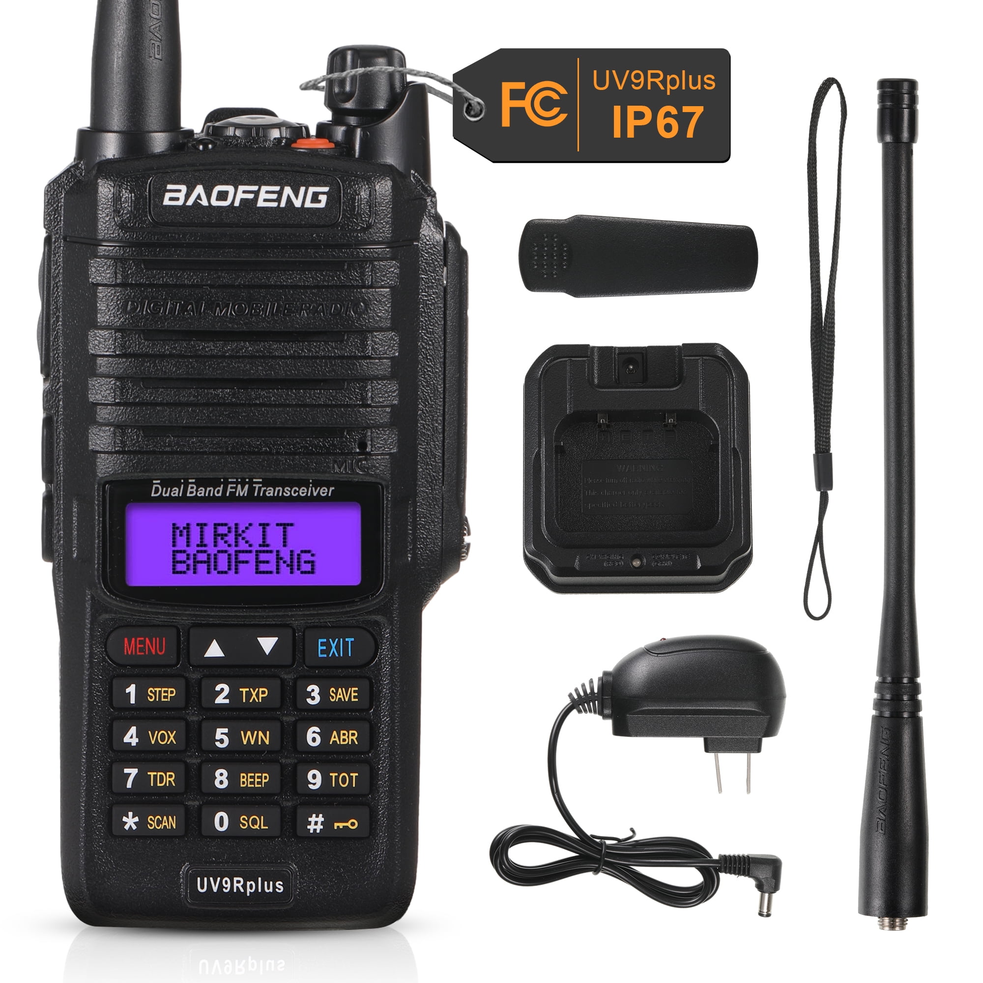 Baofeng UV 9R PLUS Uv5r Walkie Talkie 2023 Portable, Waterproof, Two Way  Car Radio Station For Hunting, Ham, IP68 High Frequency From Huangyugan,  $46.25