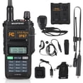 thumbnail image 1 of BAOFENG UV9R Pro Walkie Talkie,Two Way Long Range Dual Band Radio,Dustproof Waterproof IP67,Includes Full Kit with,Black, 1 of 11