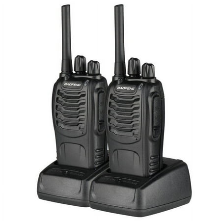 BAOFENG Walkie Talkies,BF-88A 5W FRS Frequency Handheld Walkie Talkie Black (2pcs/Pair)