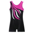 thumbnail image 1 of BAOHULU 3-12Y Sleeveless Gymnastics Leotards Girls Embroidery Black Ballet Dancewear, 1 of 5