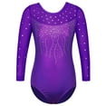 thumbnail image 1 of BAOHULU Girls Long Sleeve Gymnastics Leotards Toddler Ballet Dance Clothes Kids Dancewear, 1 of 6