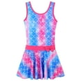 thumbnail image 1 of BAOHULU Girls Swimsuit One Piece UPF 50+ Printed Skirted Bathing Suit Floral Swimwear, 1 of 6
