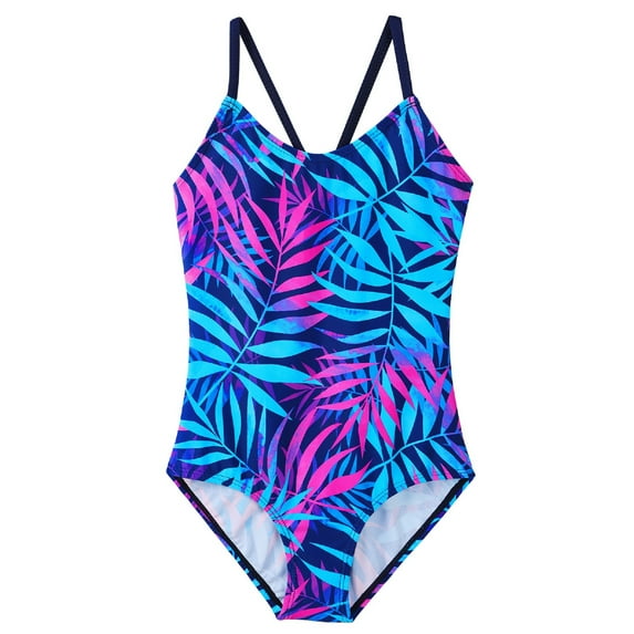 BAOHULU Girls` Swimsuit One-Piece with UPF 50+ Printed Bathing Suit 3-11 Years