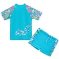 thumbnail image 1 of BAOHULU Girls Swimsuit Two Piece UPF 50+ Blue Rash Guard Shirts 3-12 Years, 1 of 6
