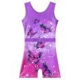 thumbnail image 1 of BAOHULU Gymnastics Leotards for Girls Unitard Kids Short Tank Biketard Dance Costumes, 1 of 6
