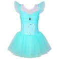 thumbnail image 1 of BAOHULU Princess Tulle Dress Ballet Leotard for Girls Ruffle Sleeve Dance Outfit, 1 of 6