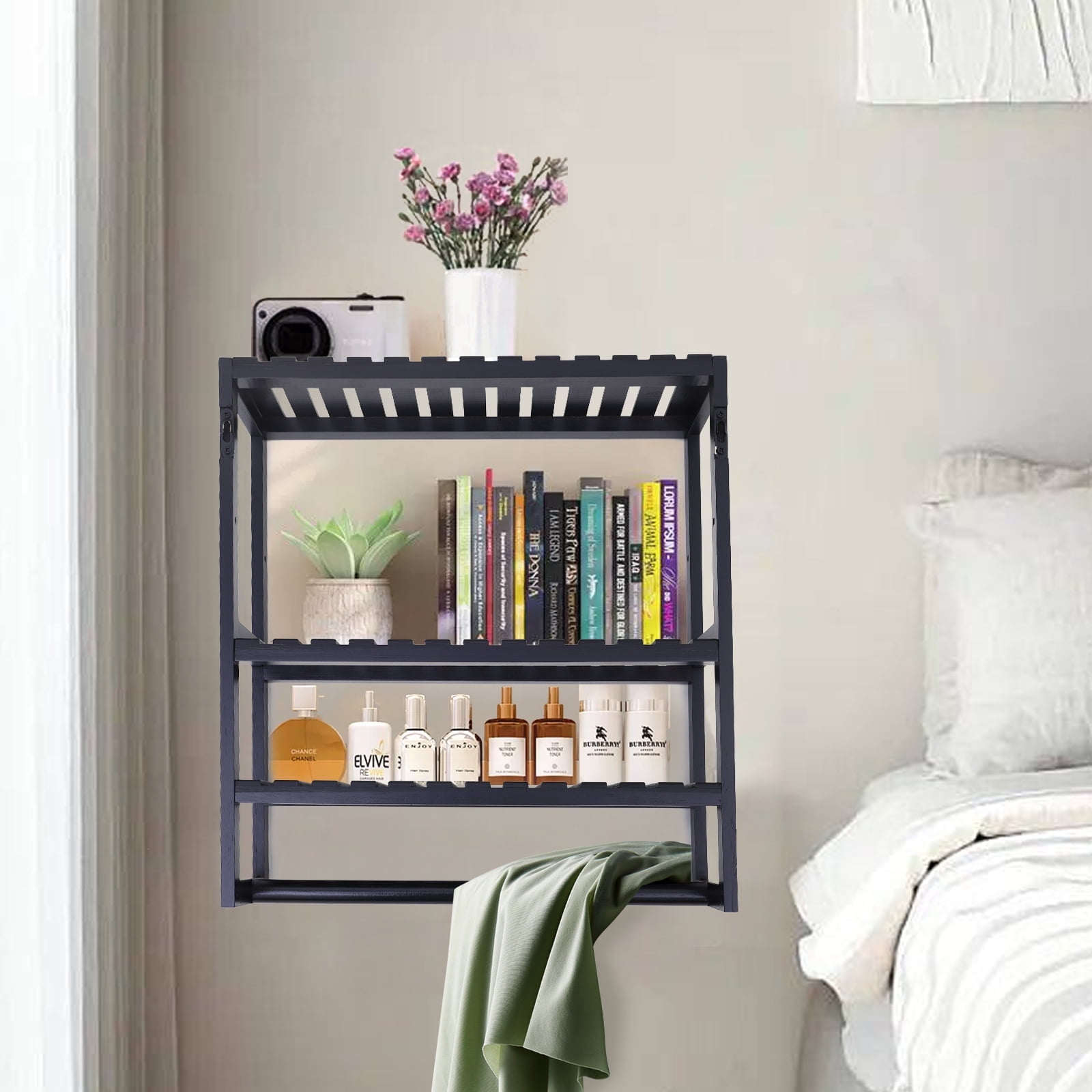 BAOKALER Bathroom Organizer over Toilet Storage, 3 Tier Storage Shelves