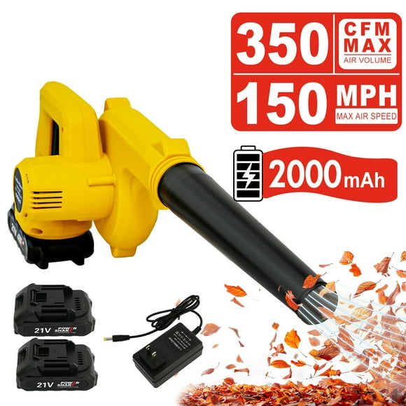 BAOKALER Cordless Mini Leaf Blower 20V Max Battery, Handle Electric Blower and Vacuum Cleaner with 2 Battery for Pet Hair,Crumb,Dust Cleaning