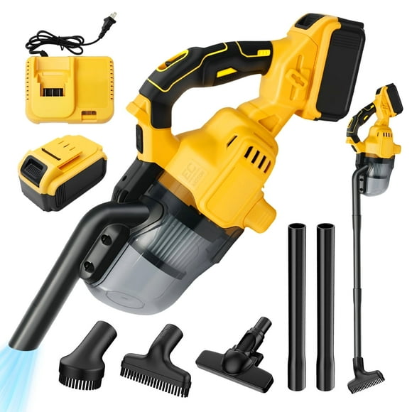 CATGOOD Cordless Vacuum Cleaner, 3-IN-1 Lightweight Handheld Vacuum Cleaner For Carpet with Battery and LED light