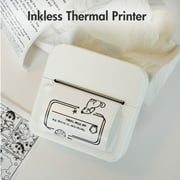 BAOKALER Label Maker Machine with Tape, Bluetooth Thermal Label Printer, Mini Sticker Maker , Free Cut Small Printer for for Home, Office, School