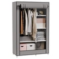 thumbnail image 1 of BAOKALER Ready-to-Use Green Portable Closet:6 Shelves,1 Hanging Rod&4 Side Pockets–Perfect for Bedrooms,Living Rooms,Cloakrooms,Garages, Dorms&Apartments, 1 of 11