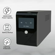BAOKALER UPS 600VA Battery Backup Surge Protector
