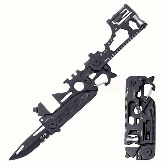 BAOLE Multi-Functional Tool Card Edc Outdoor Folding Wrench Tool Knife Stainless Steel Multi-Functional Combination Knife Card.