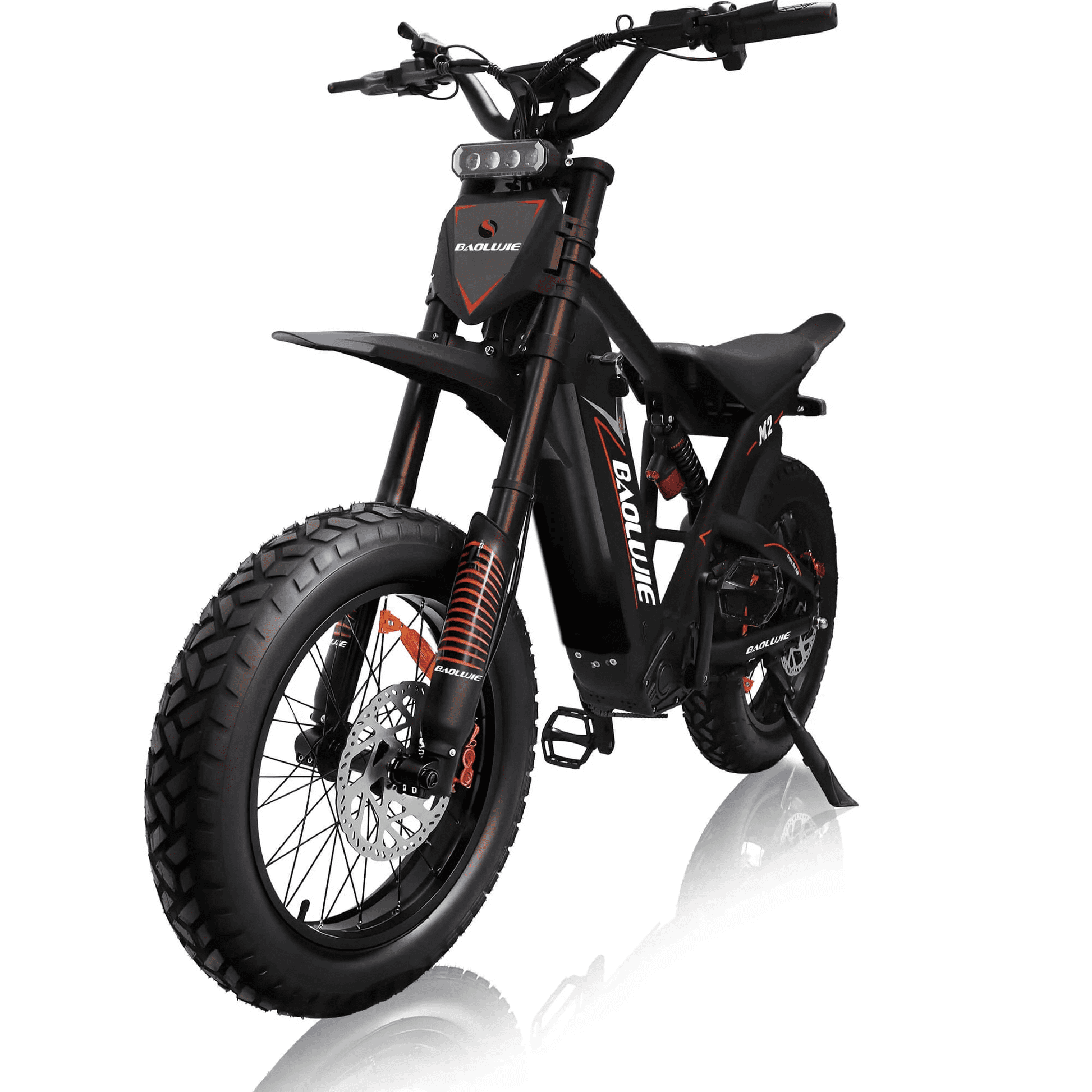 BAOLUJIE M2 3000W Electric Dirt Bike for Adults, 53 MPH, 60V/25Ah ...
