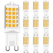 BAOMING G9 LED Bulb 4W, 40 W Equivalent Halogen Light Bulbs, 2700K Warm White Non-Dimmable, 10 Pack