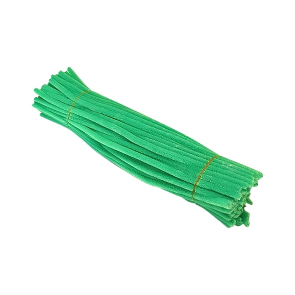 BAOPAI 100 Pieces Fluffy Chenille Stems Pipe Cleaners for DIY Arts and Crafts, Twistable for Decorations and Creative Projects
