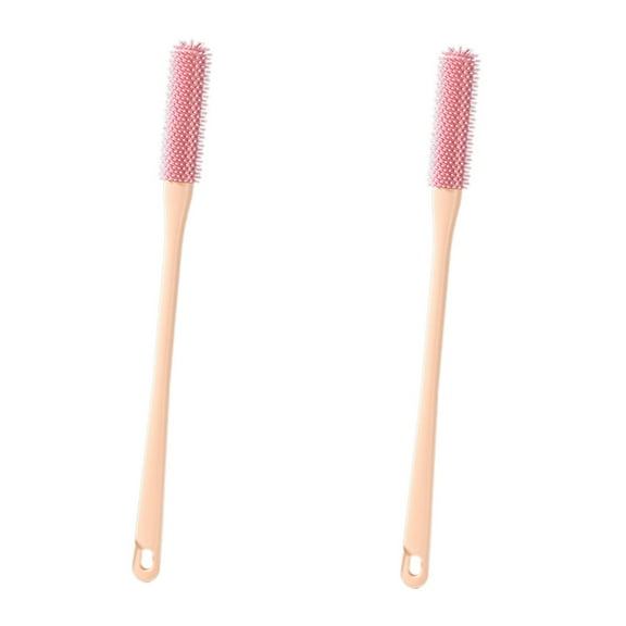 BAOPAI 2-Pack Toe Cleaning Brush with Soft Bristles for Dead Skin Removal Ergonomic Handle Hygienic and Portable Foot Carse Tool